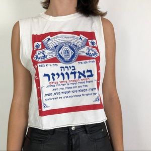 vintage Budweiser sleeveless T-shirt